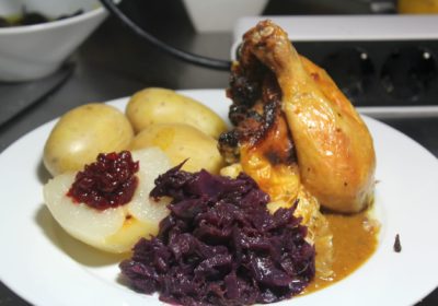 Huhn Als Gans Maishahnchen Mit Feiertagsqualitaten Glatzkoch De