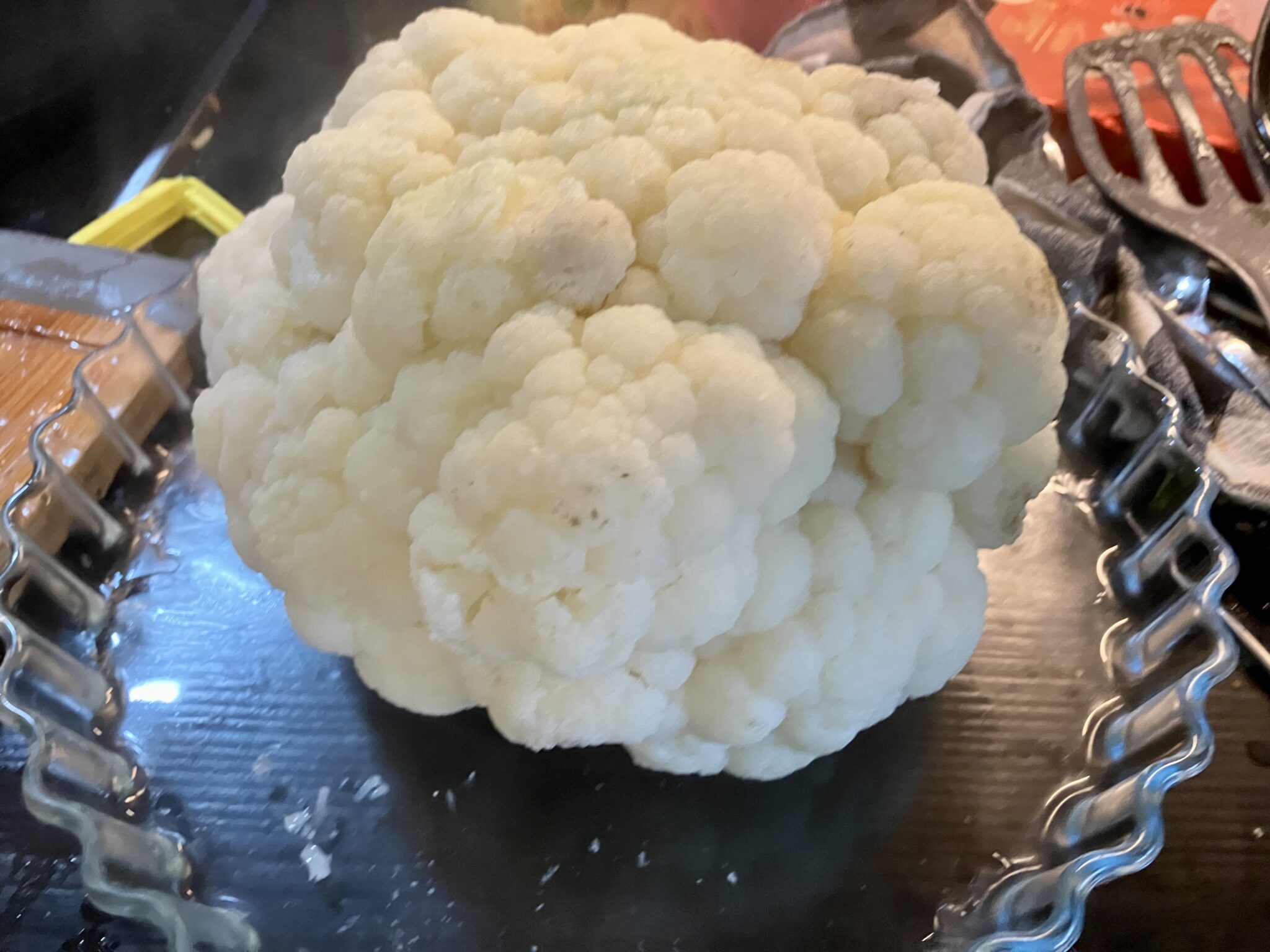 Blumenkohl mit Käse und Sauce hollandaise überbacken – glatzkoch.de