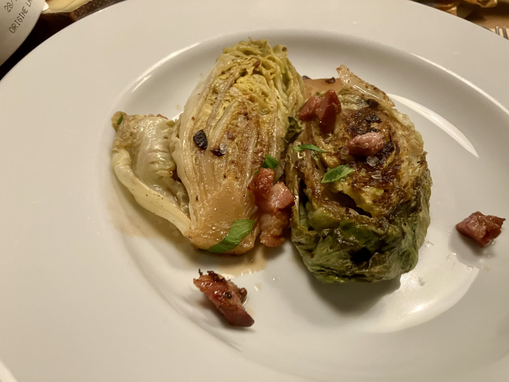 Gebratener Romanasalat mit Speck – glatzkoch.de